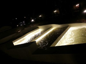 Fontana illuminata 